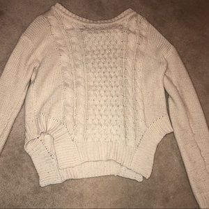 Cream chunky sweater